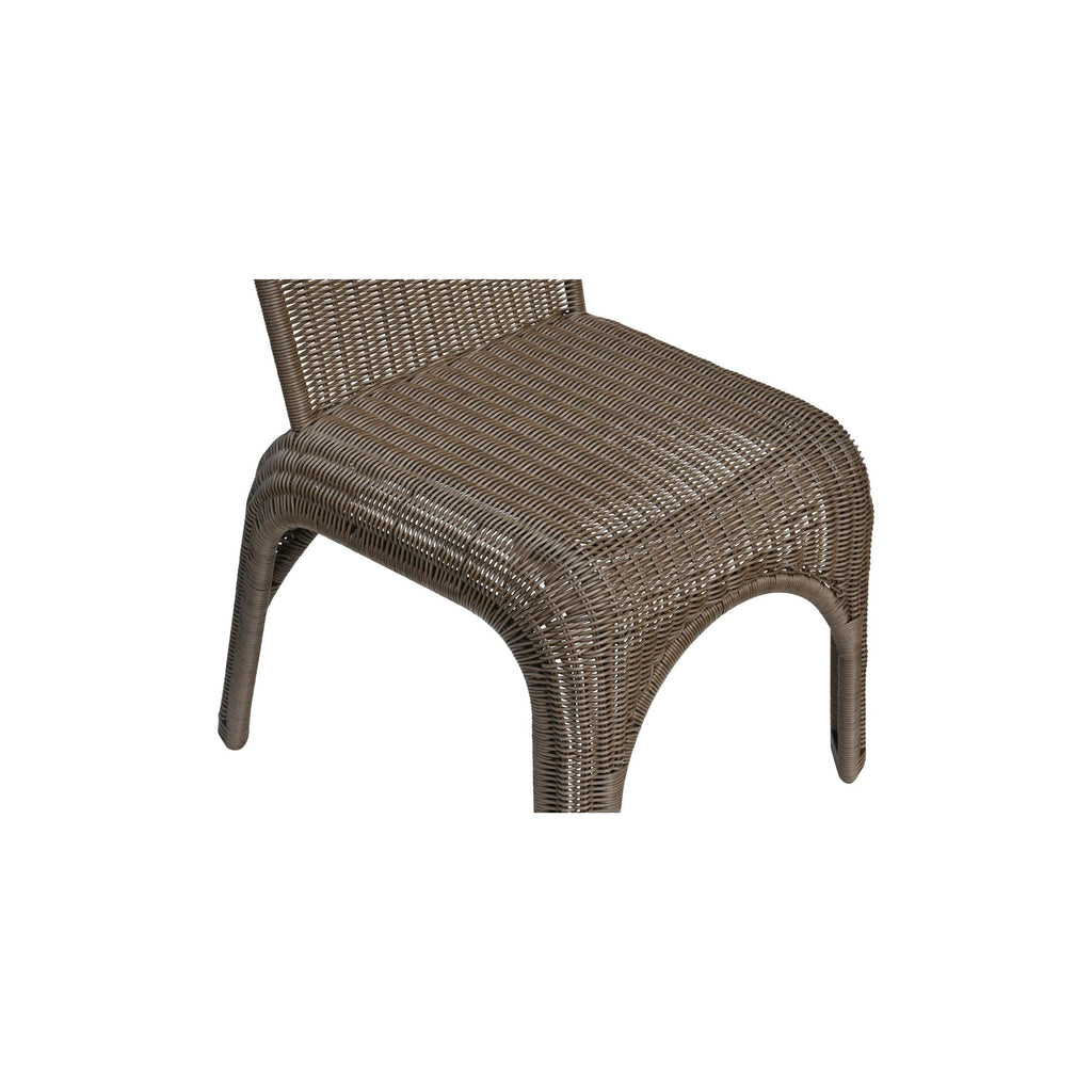 Kendall Outdoor Dining Chair Brown-Set of Two | Outdoor Dining Chairs | Moe's - Light House Co.