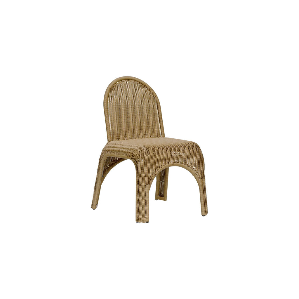 Kendall Outdoor Dining Chair Natural-Set of Two | Outdoor Dining Chairs | Moe's - Light House Co.