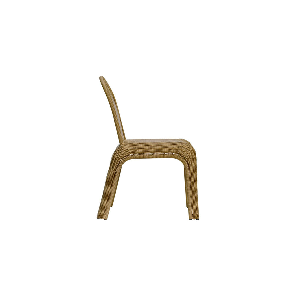Kendall Outdoor Dining Chair Natural-Set of Two | Outdoor Dining Chairs | Moe's - Light House Co.
