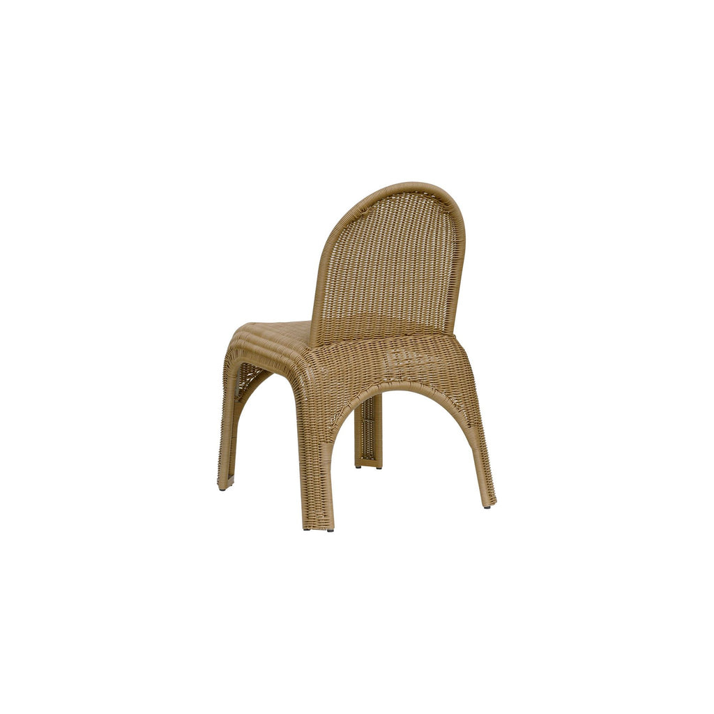 Kendall Outdoor Dining Chair Natural-Set of Two | Outdoor Dining Chairs | Moe's - Light House Co.
