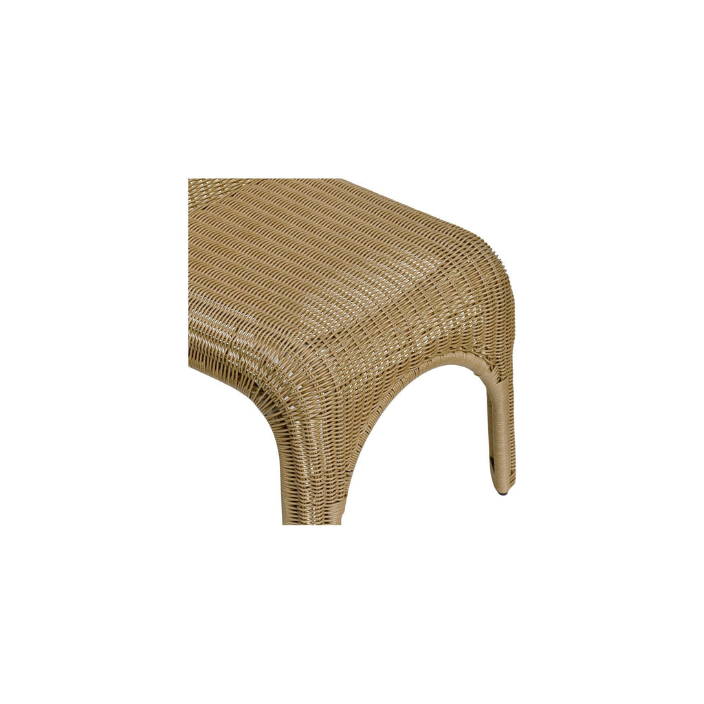 Kendall Outdoor Dining Chair Natural-Set of Two | Outdoor Dining Chairs | Moe's - Light House Co.