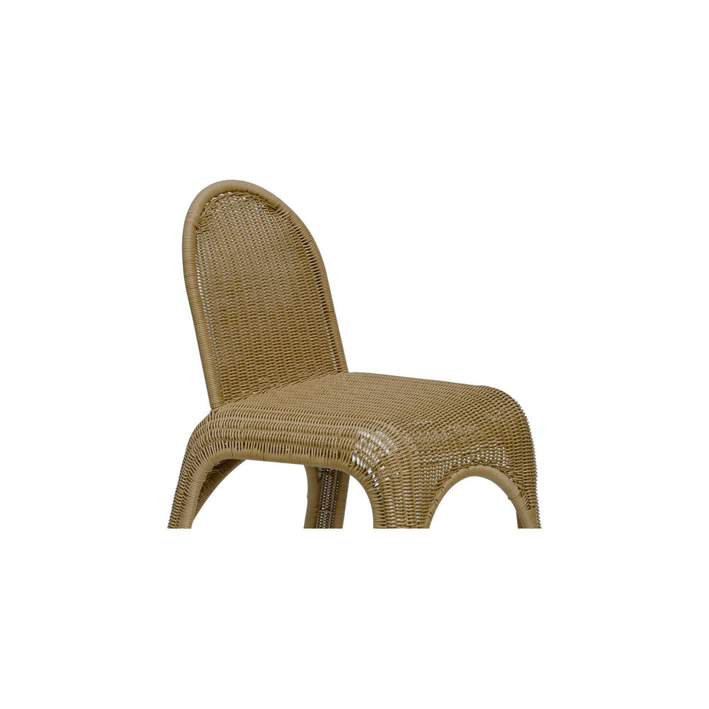 Kendall Outdoor Dining Chair Natural-Set of Two | Outdoor Dining Chairs | Moe's - Light House Co.
