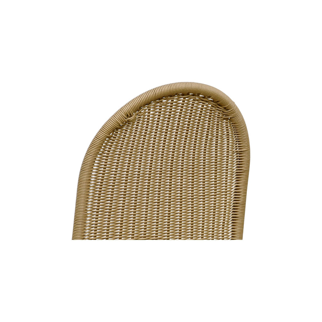 Kendall Outdoor Dining Chair Natural-Set of Two | Outdoor Dining Chairs | Moe's - Light House Co.