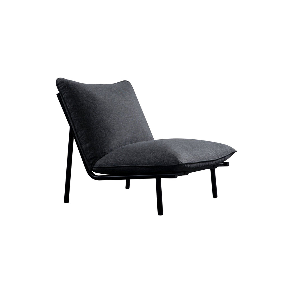 Morgan Outdoor Accent Chair Speckled Charcoal | Outdoor Chairs | Moe's - Light House Co.