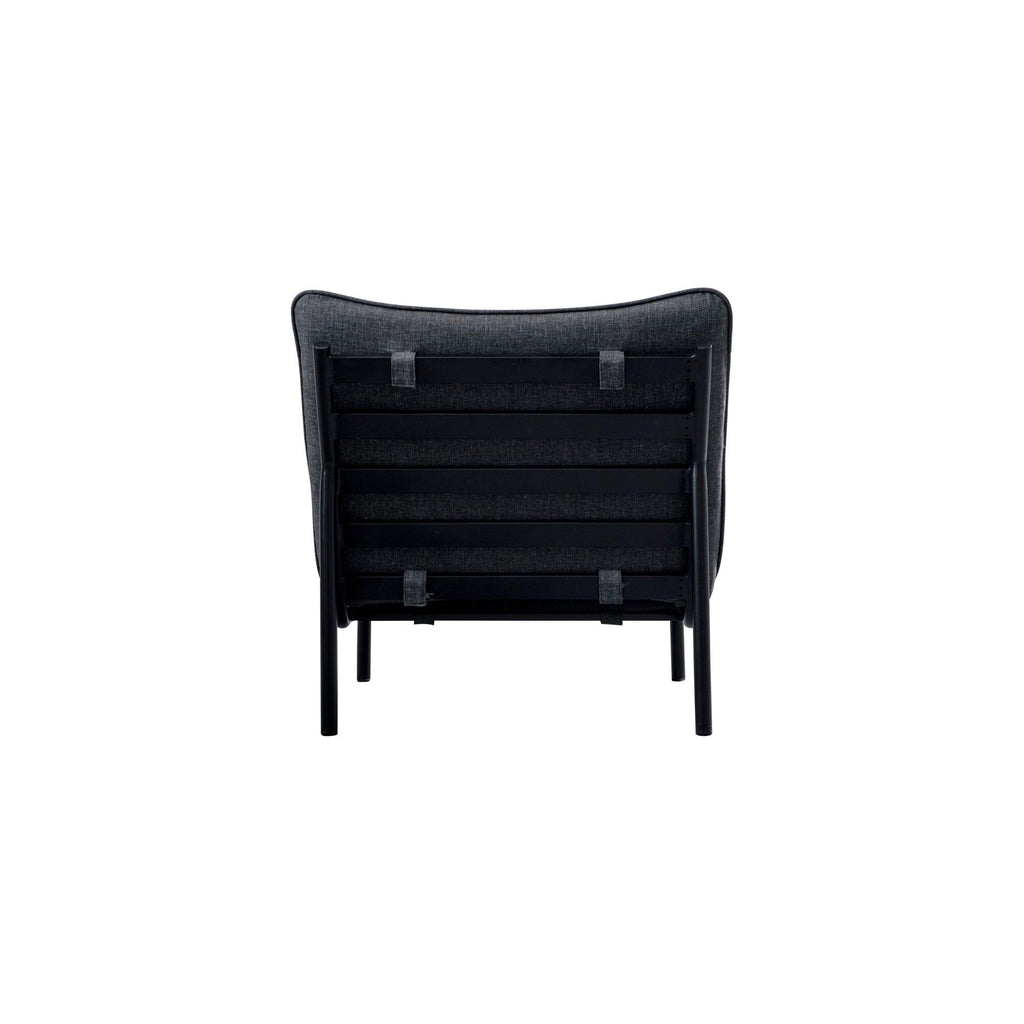 Morgan Outdoor Accent Chair Speckled Charcoal | Outdoor Chairs | Moe's - Light House Co.