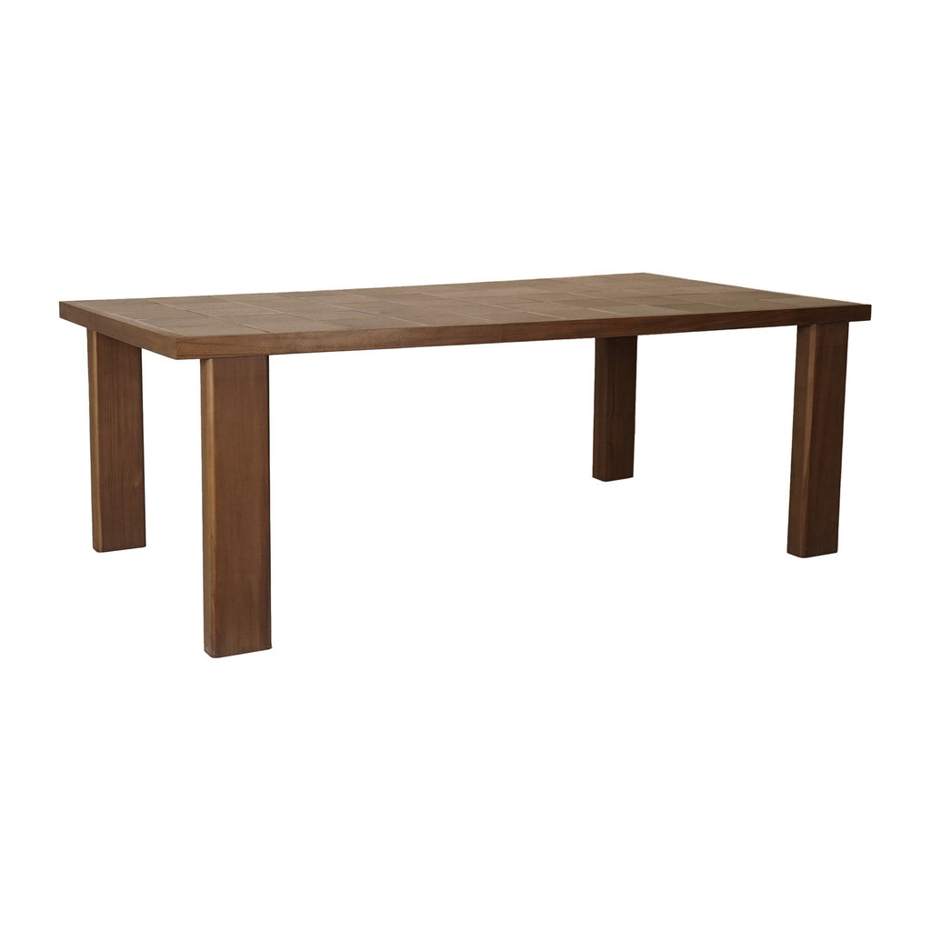 Marina Outdoor Dining Table Brown | Outdoor Dining Tables | Moe's - Light House Co.