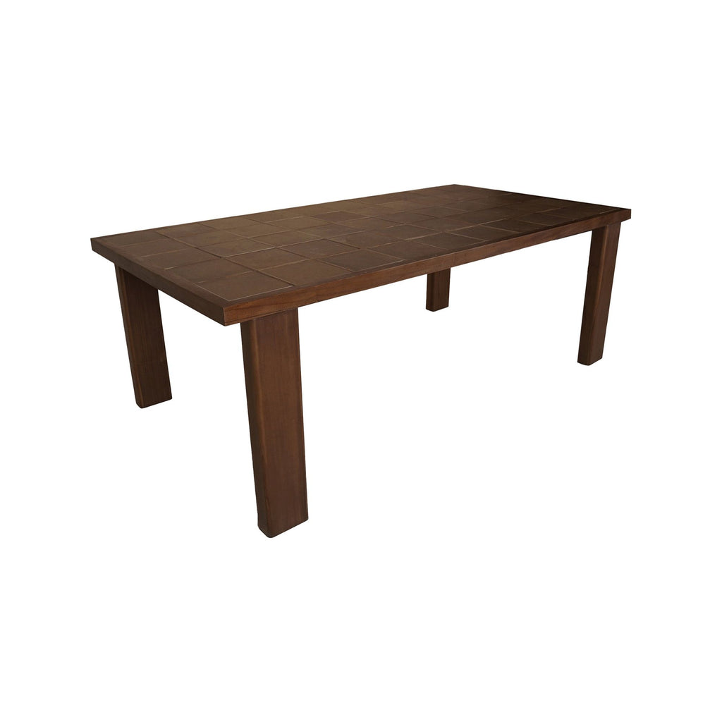 Marina Outdoor Dining Table Brown | Outdoor Dining Tables | Moe's - Light House Co.