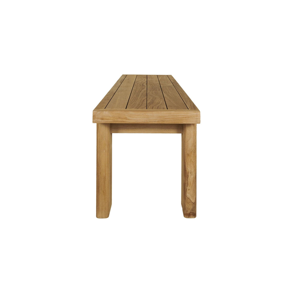 Marina Outdoor Bench Natural | Outdoor Benches | Moe's - Light House Co.