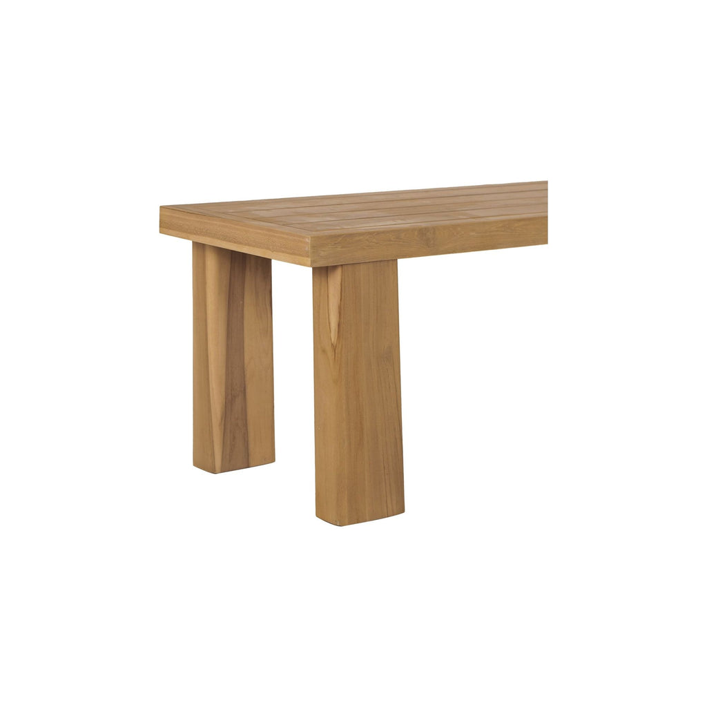 Marina Outdoor Bench Natural | Outdoor Benches | Moe's - Light House Co.