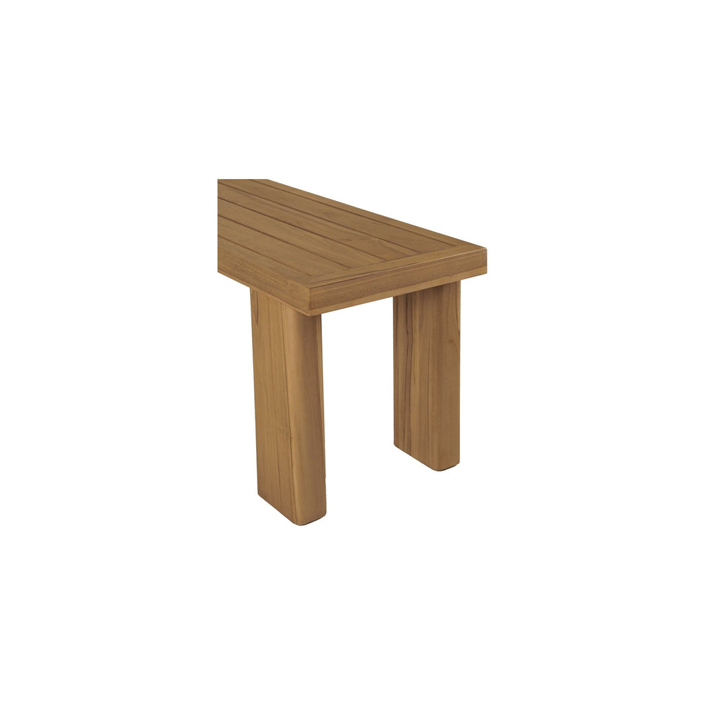 Marina Outdoor Bench Natural | Outdoor Benches | Moe's - Light House Co.