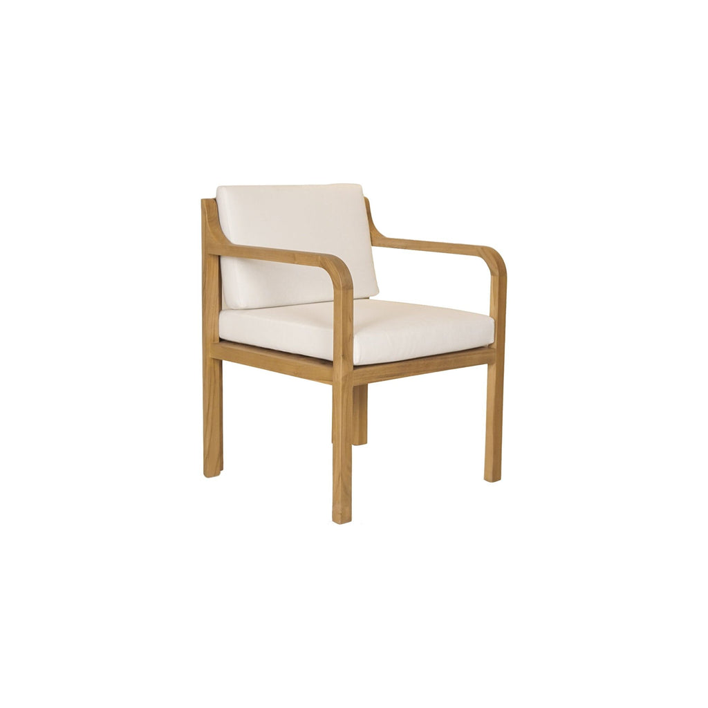 Nellie Outdoor Dining Chair White | Outdoor Dining Chairs | Moe's - Light House Co.