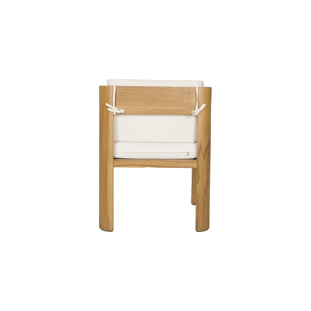Nellie Outdoor Dining Chair White | Outdoor Dining Chairs | Moe's - Light House Co.