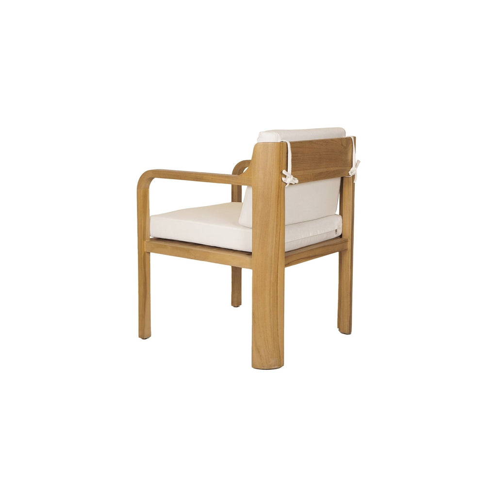 Nellie Outdoor Dining Chair White | Outdoor Dining Chairs | Moe's - Light House Co.