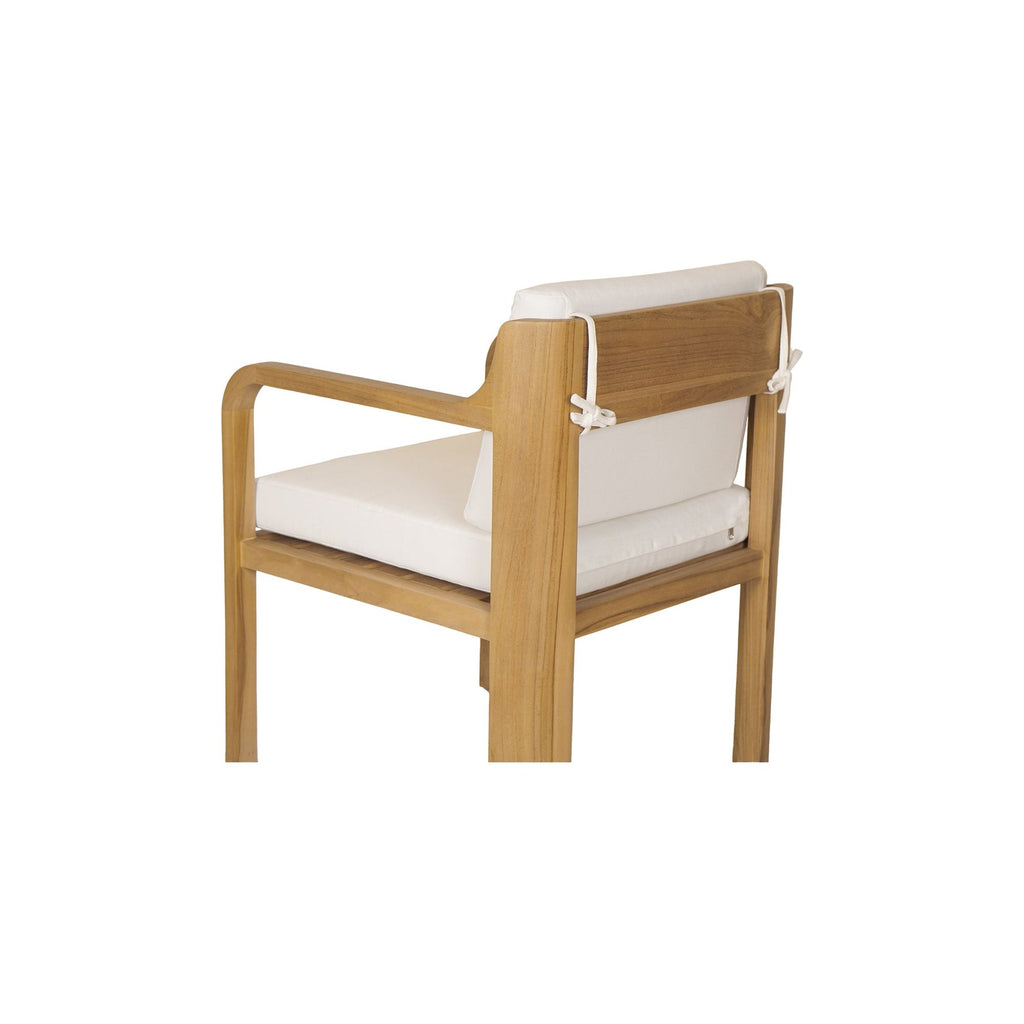 Nellie Outdoor Dining Chair White | Outdoor Dining Chairs | Moe's - Light House Co.