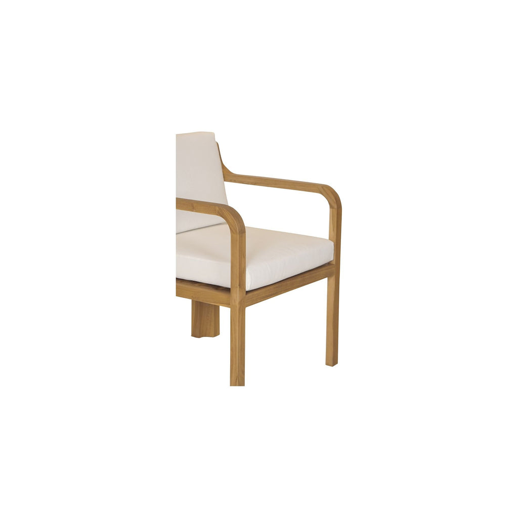 Nellie Outdoor Dining Chair White | Outdoor Dining Chairs | Moe's - Light House Co.