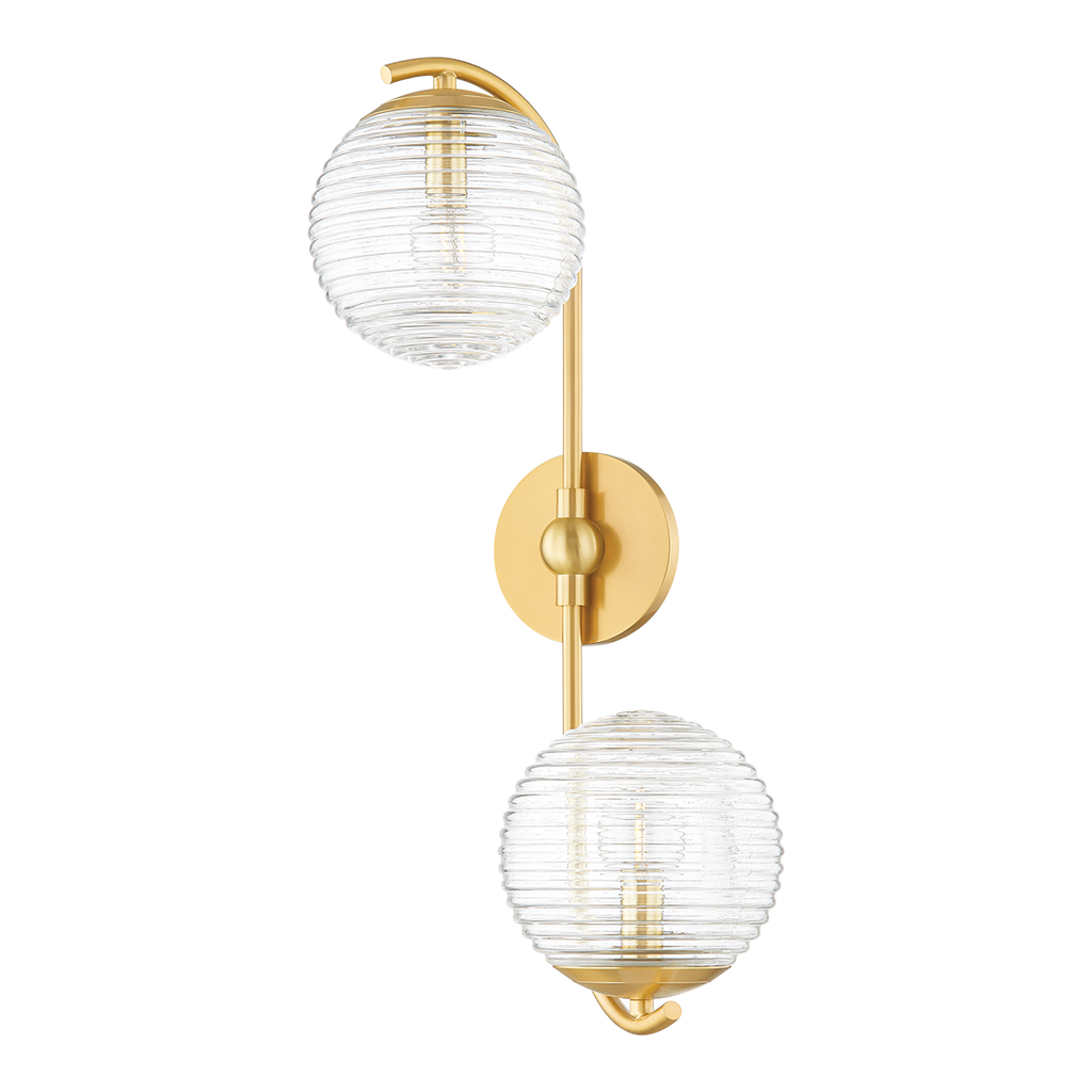 Sara Double Wall Sconce | Home Ec. (Natalie Papier) x Mitzi - Light House Co.