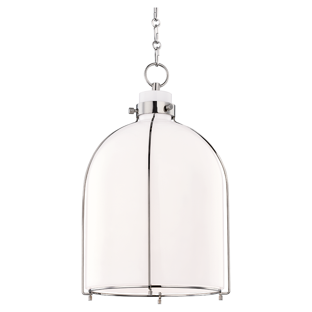 Eldridge Dome Pendant With Opal Glass - Light House Co.