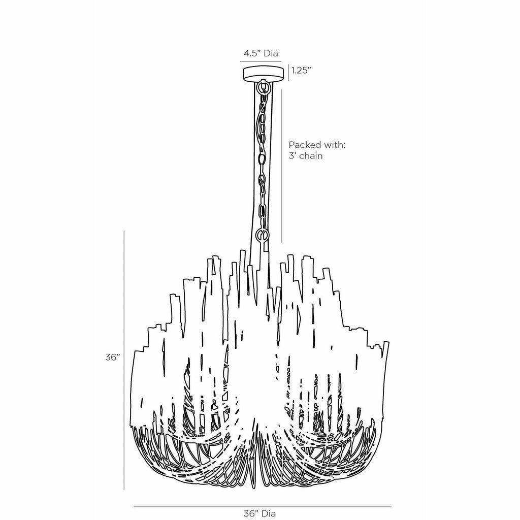 Tilda Large Chandelier - Light House Co.