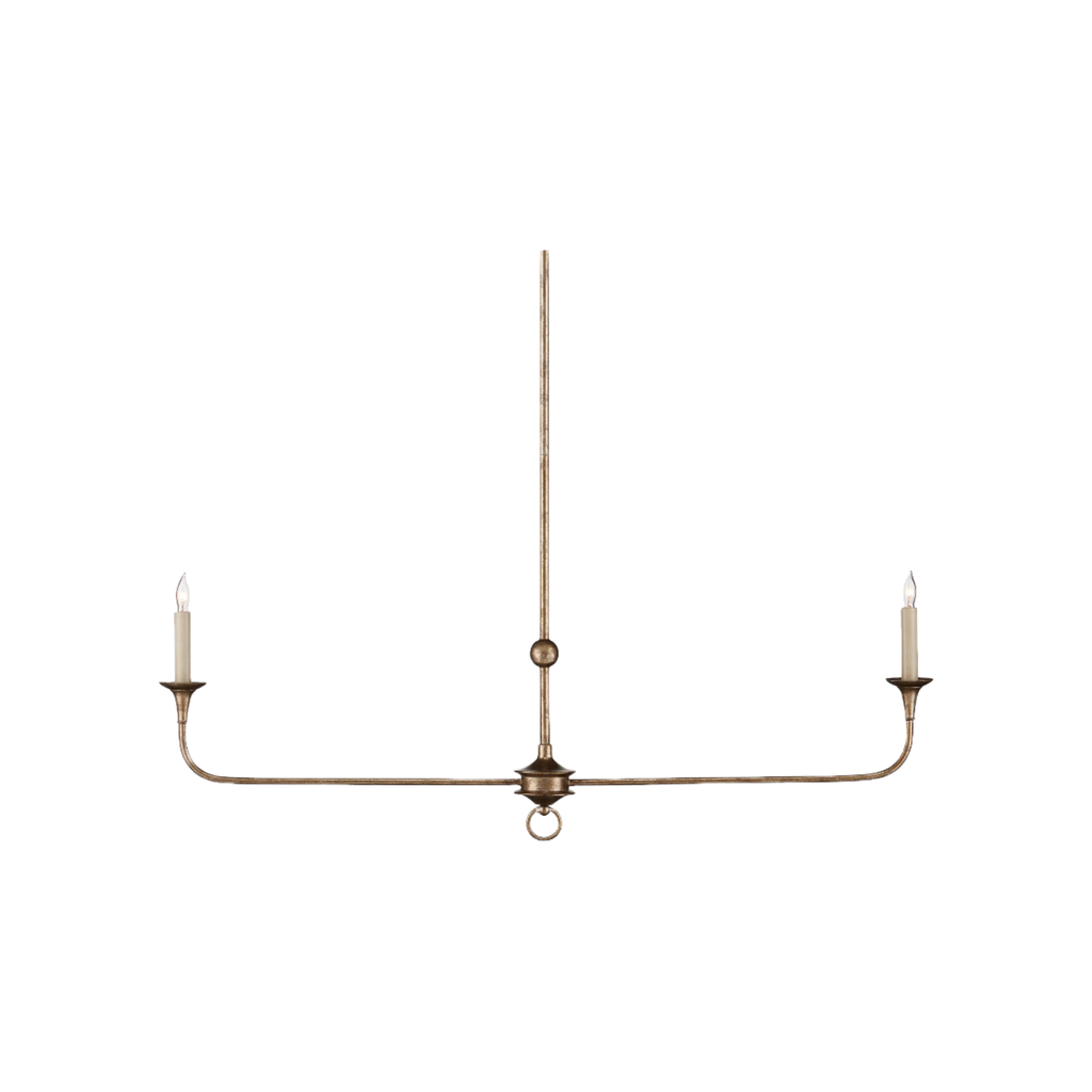 Nottaway Bronze Linear Chandelier - Light House Co.
