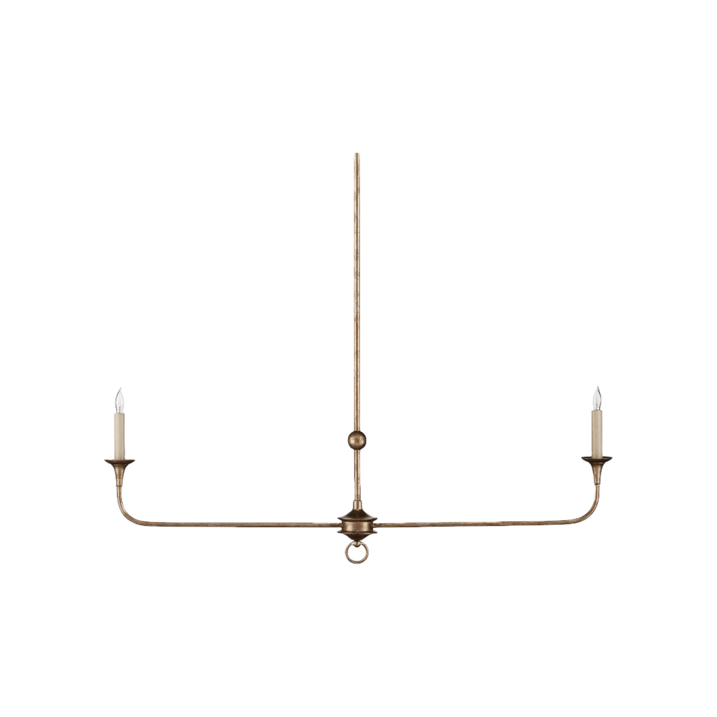 Nottaway Bronze Linear Chandelier - Light House Co.