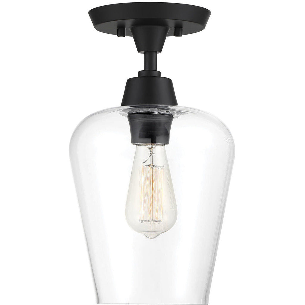 Octave Small Semi Flush Mount - Light House Co.