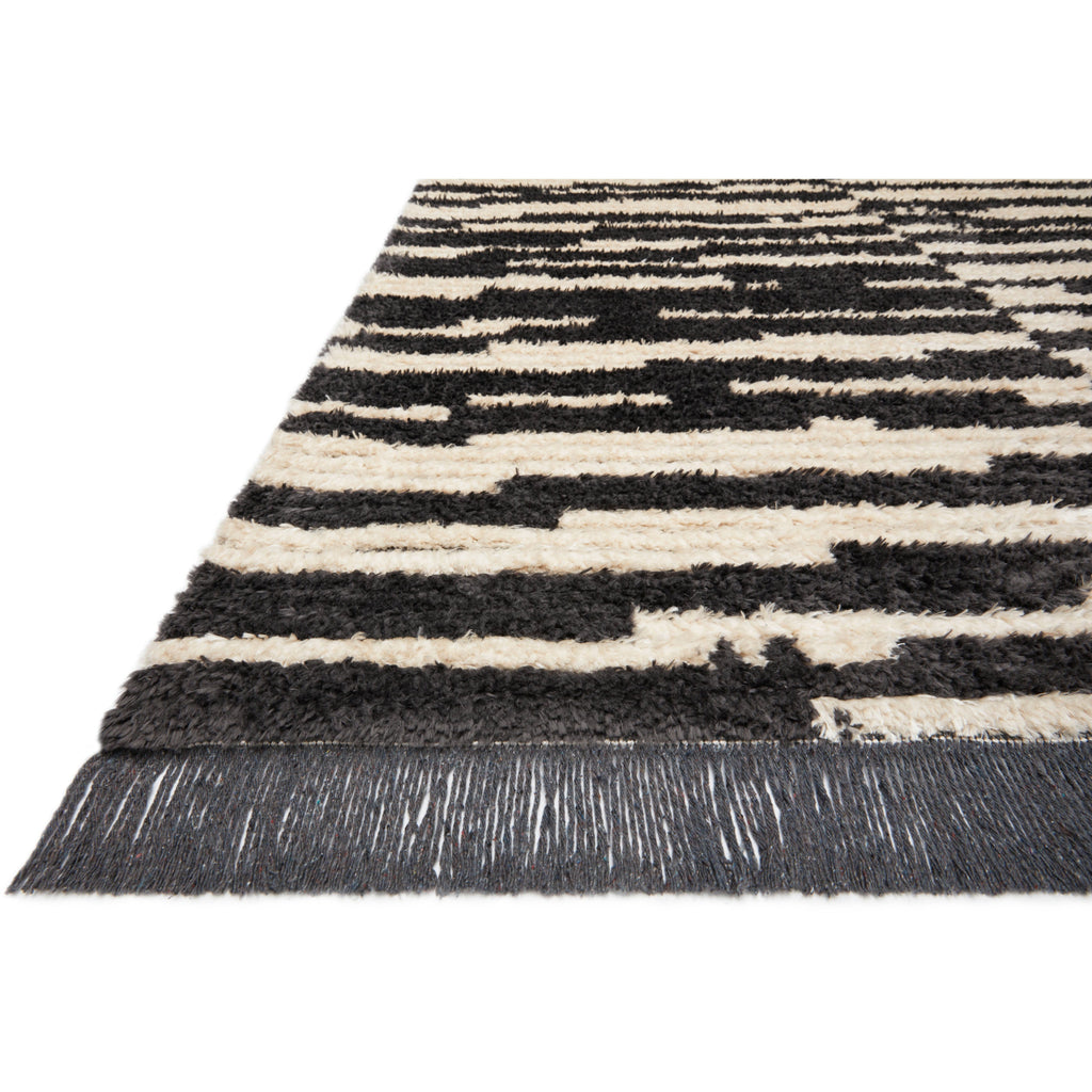 Alice Cream / Charcoal III Rug | Chris Loves Julia x Loloi - Light House Co.