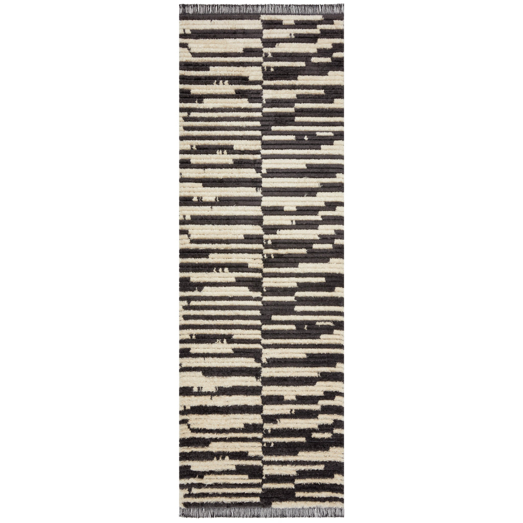 Alice Cream / Charcoal III Rug | Chris Loves Julia x Loloi - Light House Co.