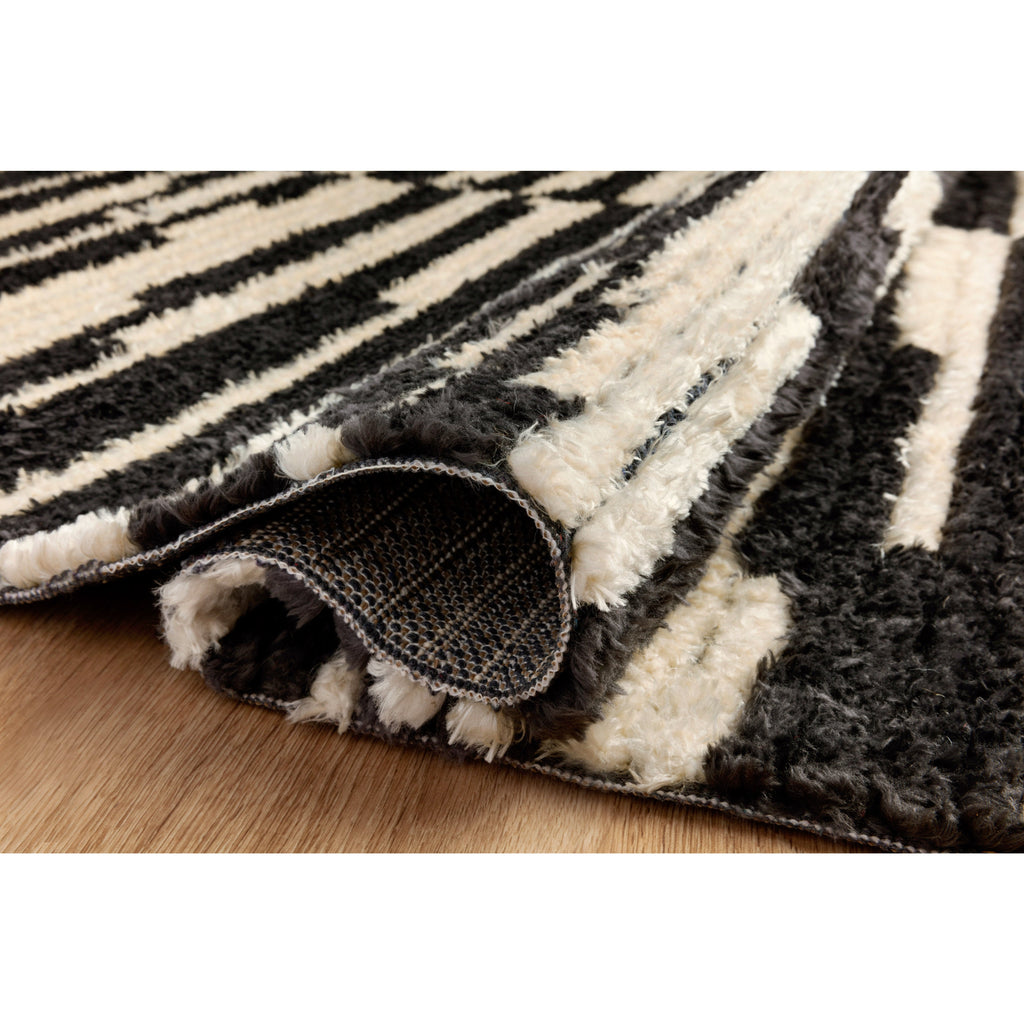 Alice Cream / Charcoal III Rug | Chris Loves Julia x Loloi - Light House Co.