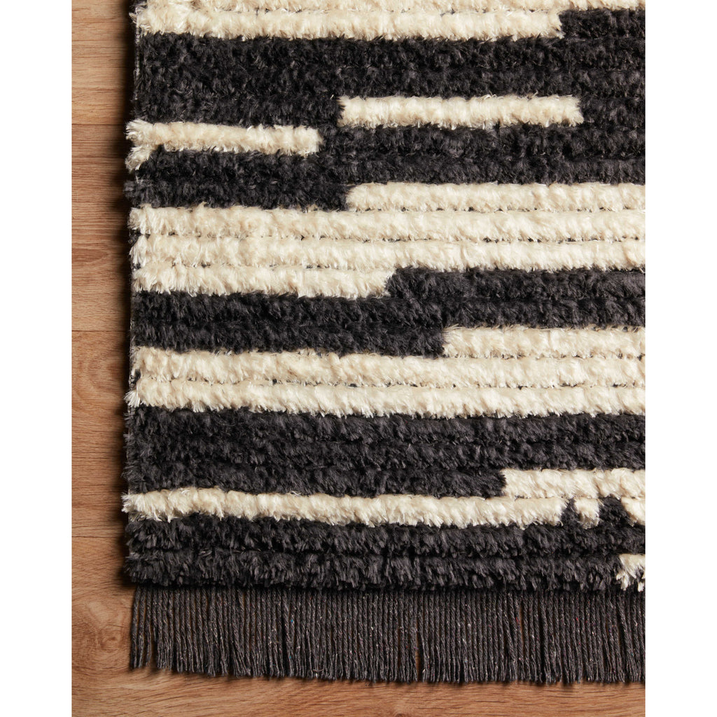 Alice Cream / Charcoal III Rug | Chris Loves Julia x Loloi - Light House Co.