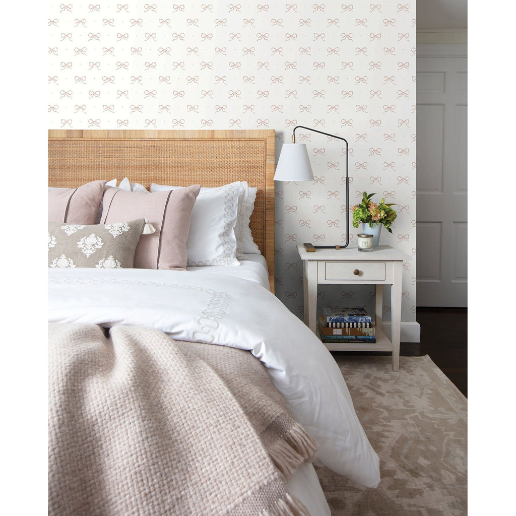 Emma Petal Large Bow Wallpaper | Wallpaper | York Wallcoverings - Light House Co.