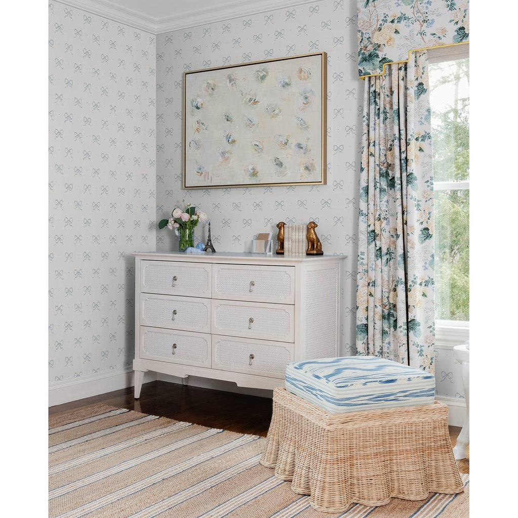 Emma Petal Large Bow Wallpaper | Wallpaper | York Wallcoverings - Light House Co.