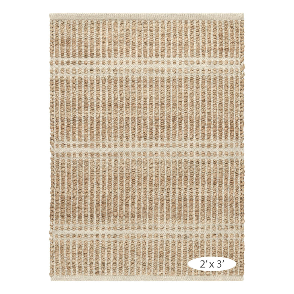 Arbor Ivory Handwoven Jute Rug - Light House Co.