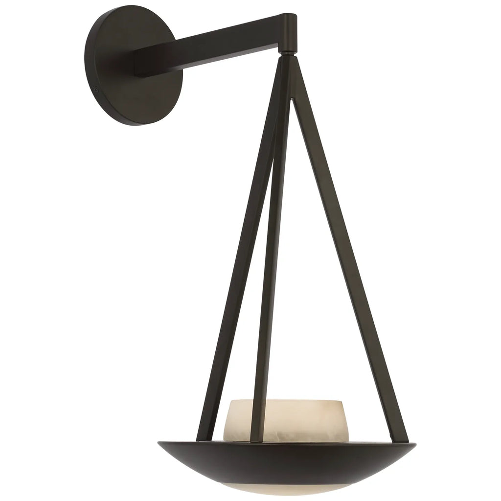Divina 19" Floating Bowl Sconce - Light House Co.