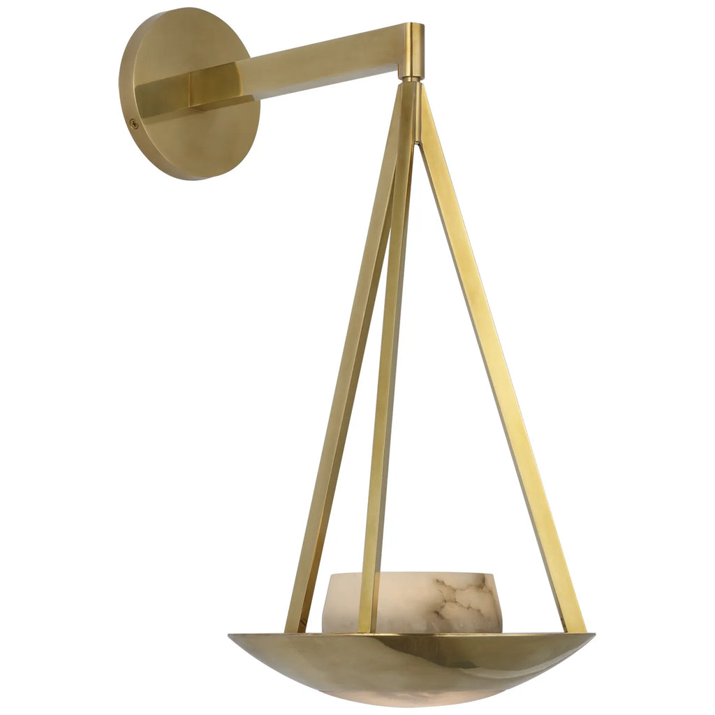 Divina 19" Floating Bowl Sconce - Light House Co.