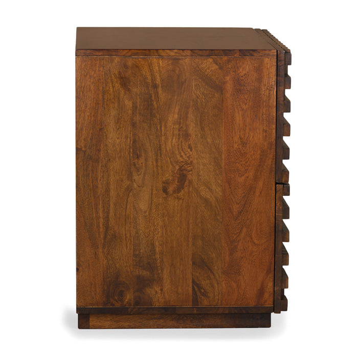 Maze Solid Wood Nightstand - Light House Co.