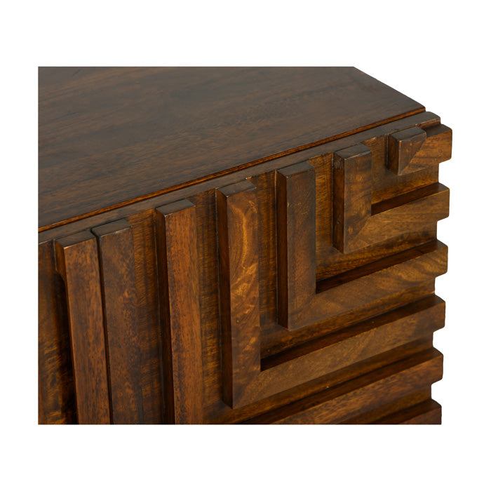 Maze Solid Wood Nightstand - Light House Co.