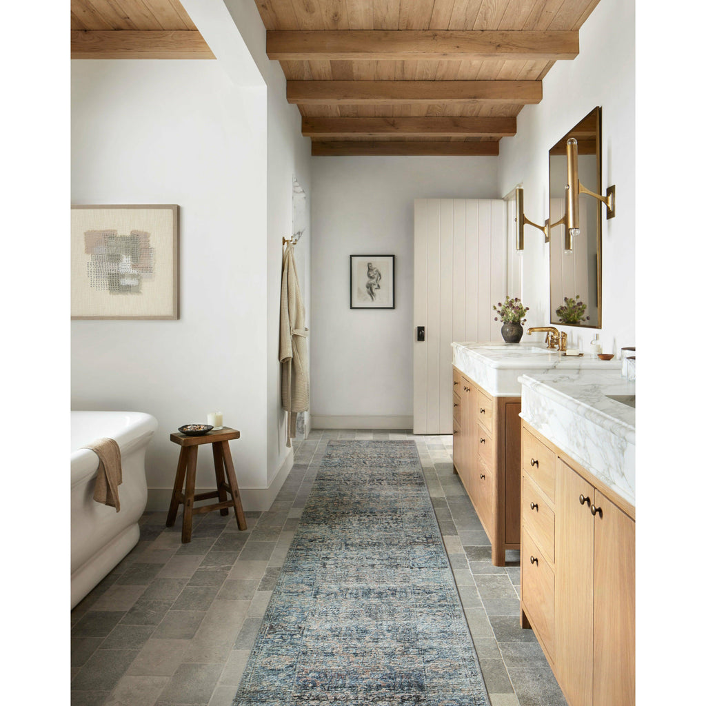 Billie Denim / Blush Rug | Amber Lewis x Loloi - Light House Co.