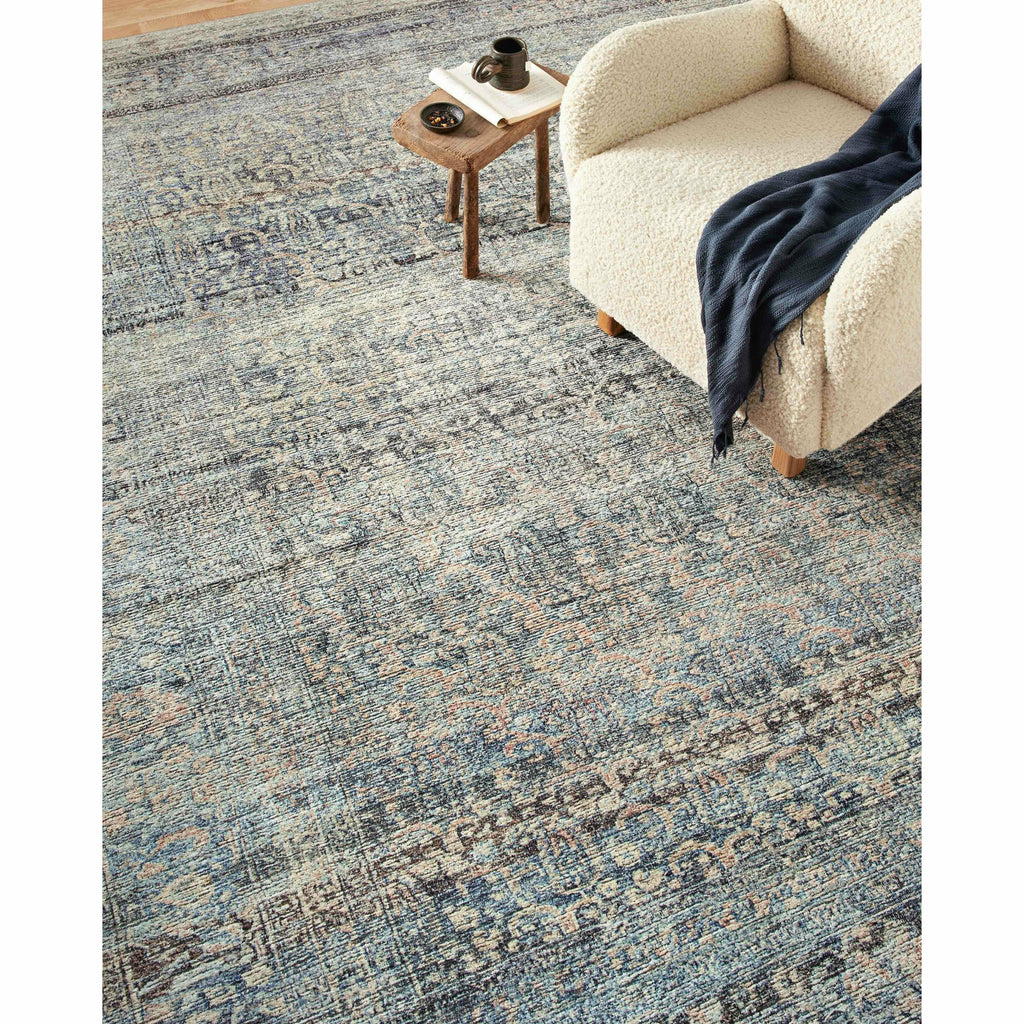 Billie Denim / Blush Rug | Amber Lewis x Loloi - Light House Co.
