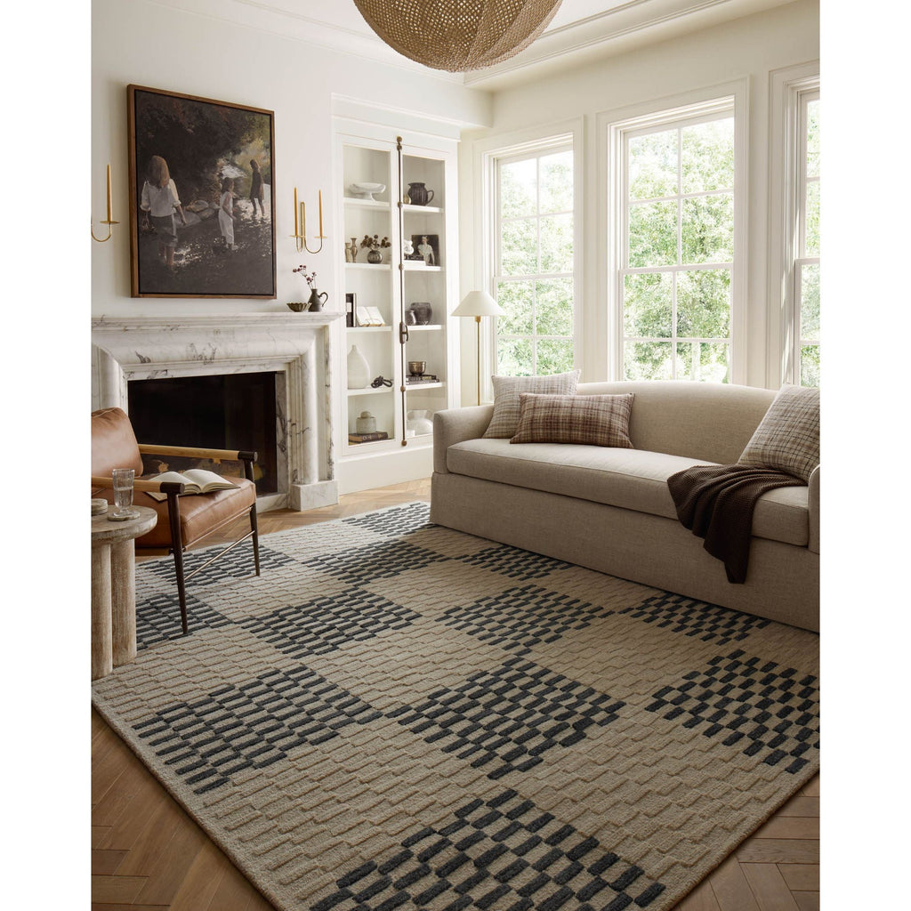 Bradley Beige / Midnight Rug | Chris Loves Julia x Loloi - Light House Co.