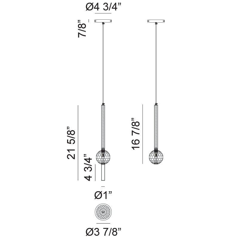Windchimer Pendant - Light House Co.