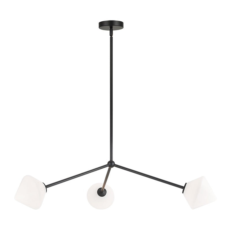 Novo 3 Light Diamond Chandelier - Light House Co.