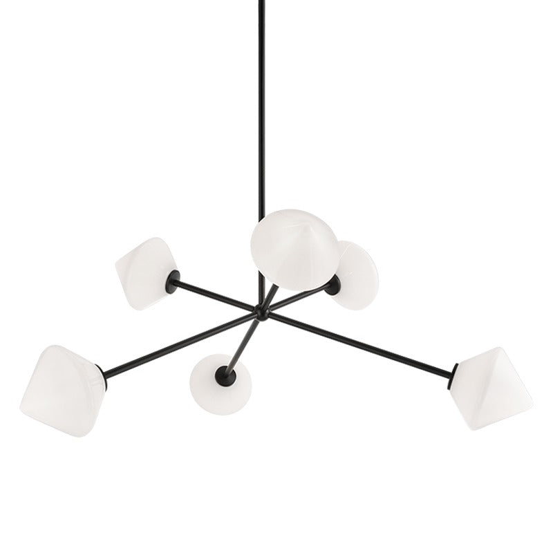 Novo 6 Light Diamond Chandelier - Light House Co.