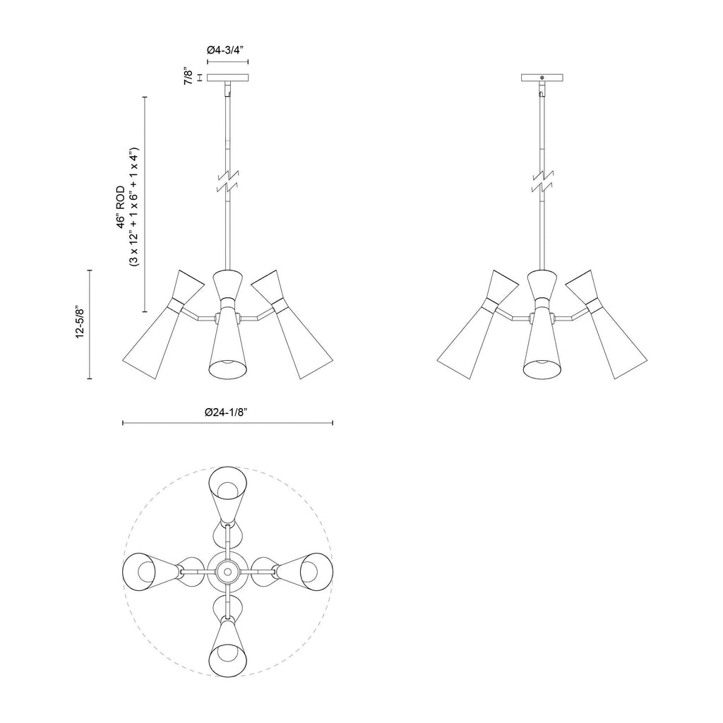 Blake Chandelier - Light House Co.