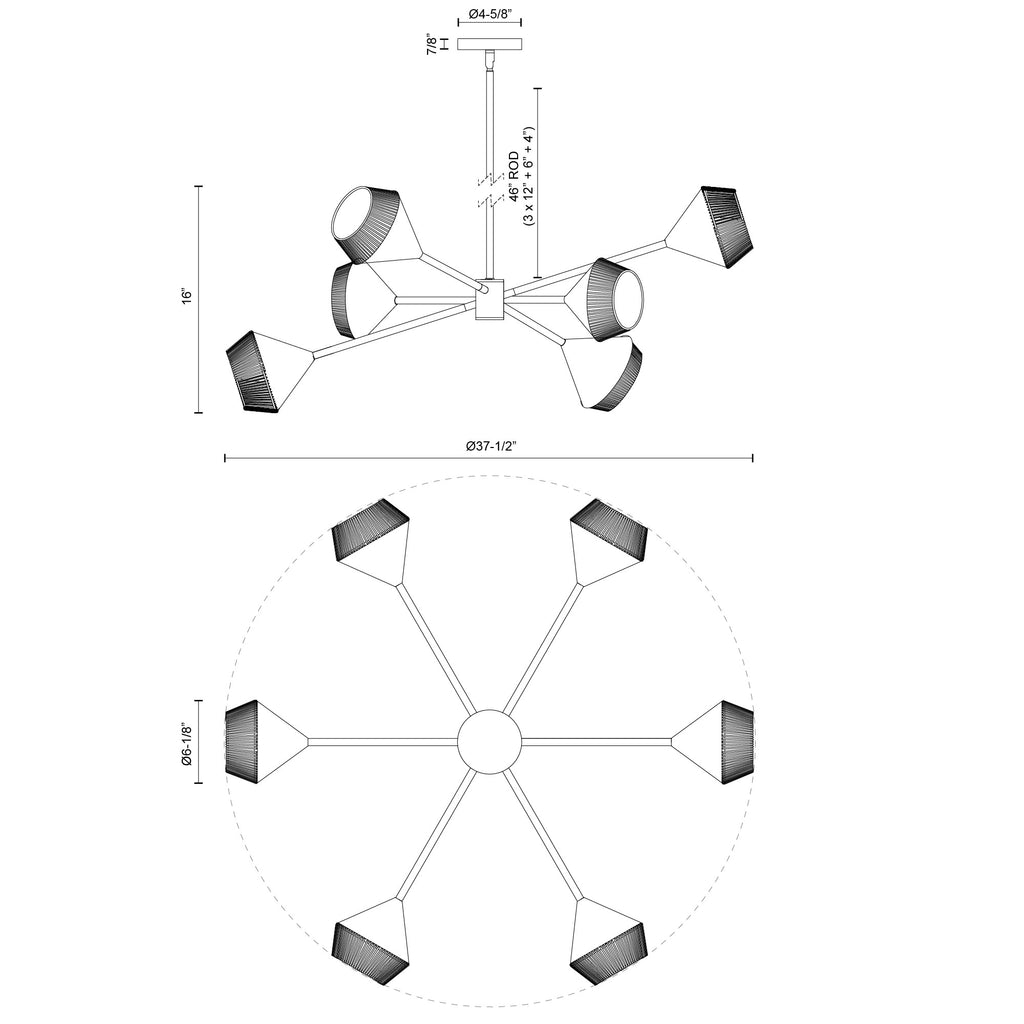 Daphne Chandelier - Light House Co.