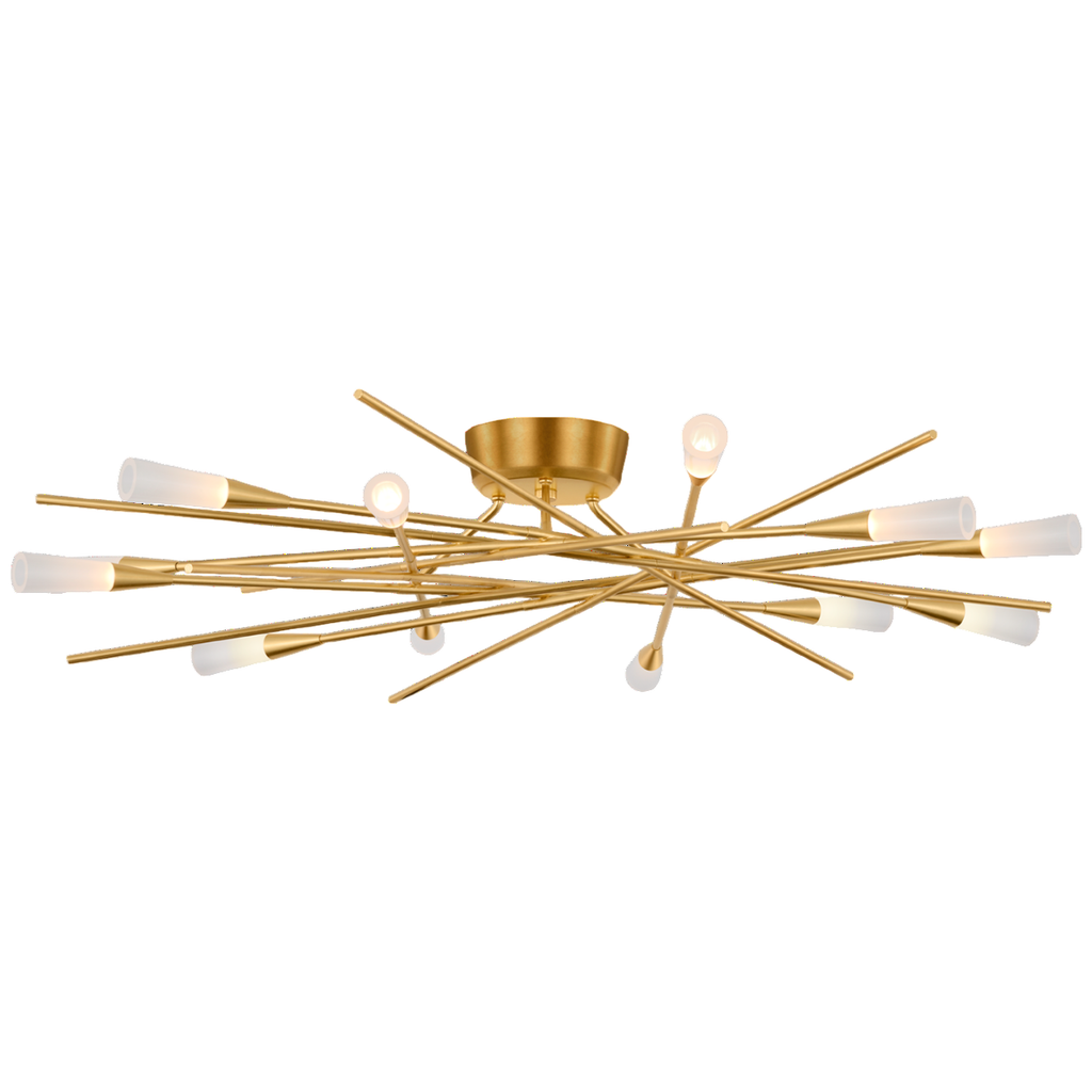 Stellar 40 Radial Semi-Flush Mount - Light House Co.