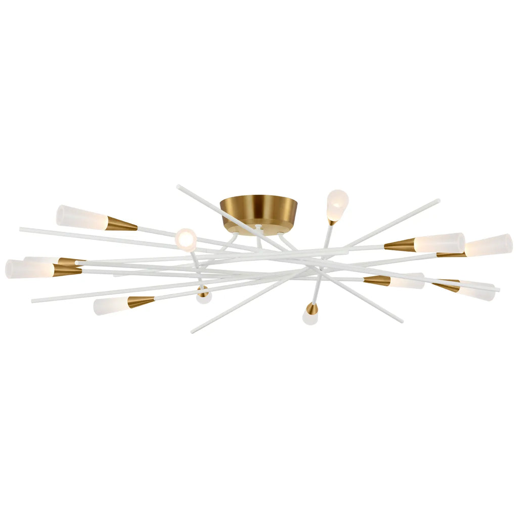 Stellar 40 Radial Semi-Flush Mount - Light House Co.