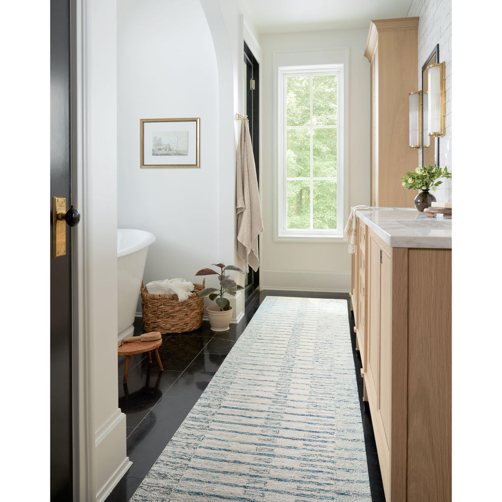 Chris Ivory / Denim Rug | Chris Loves Julia x Loloi - Light House Co.
