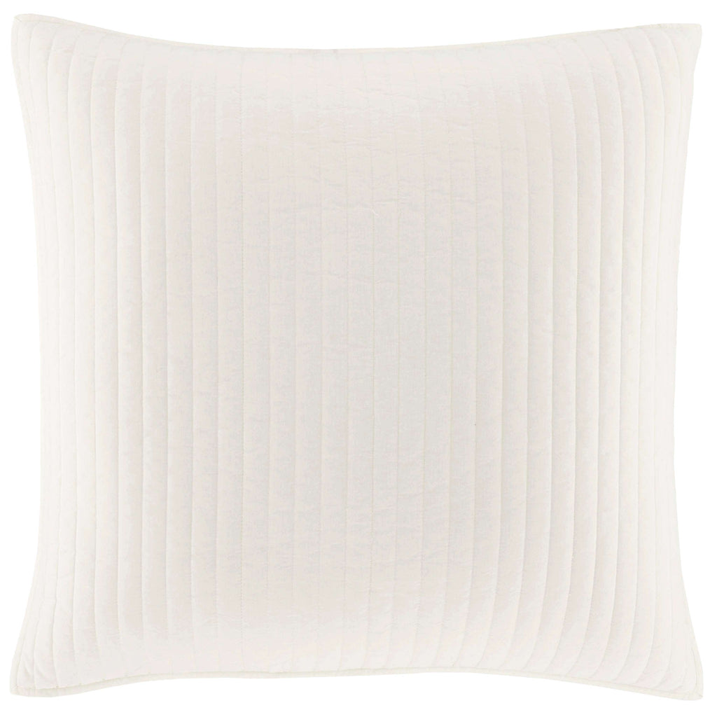 Cozy Cotton Ivory Quilted Sham - Light House Co.
