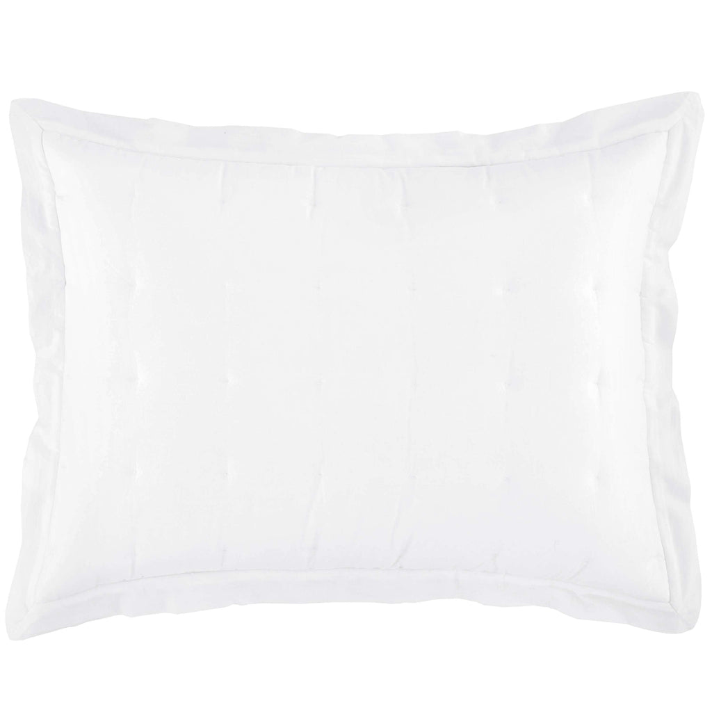 Cozy Cotton White Puff Sham - Light House Co.
