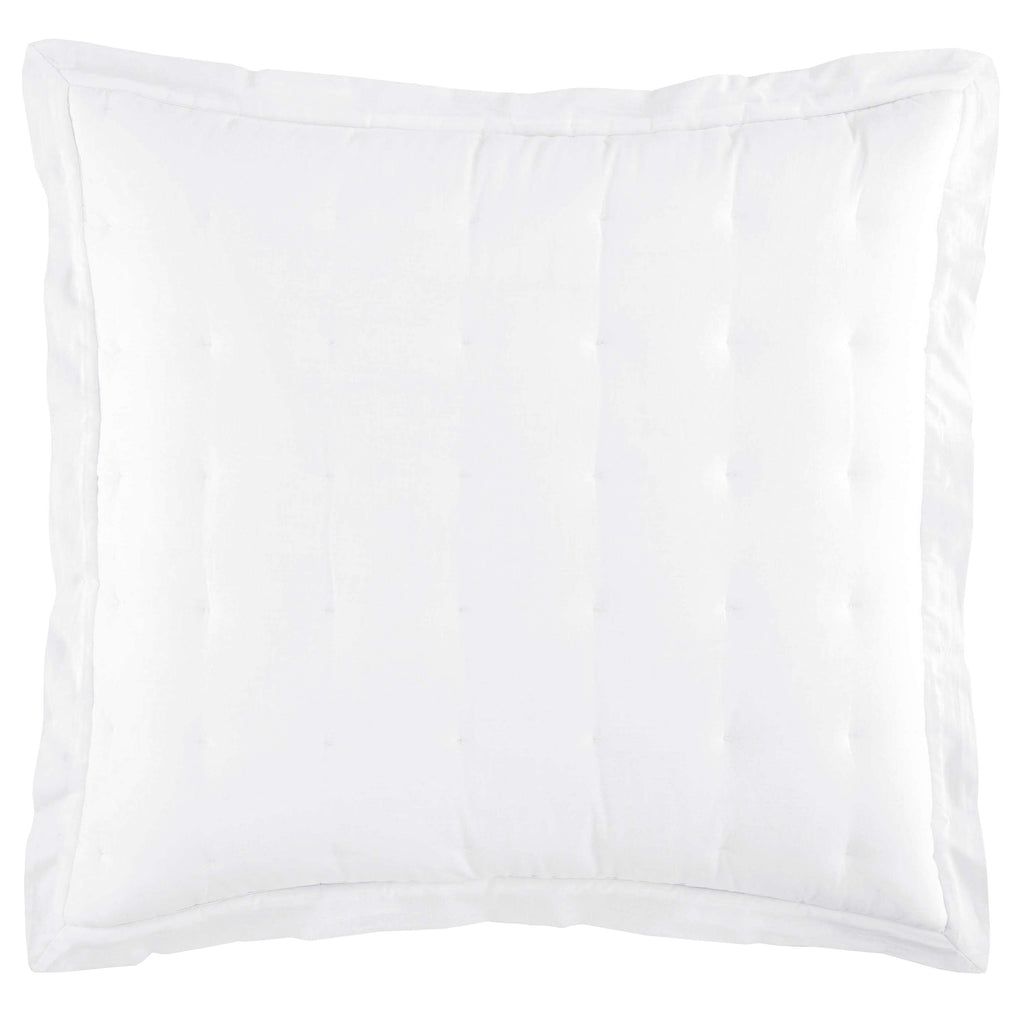 Cozy Cotton White Puff Sham - Light House Co.